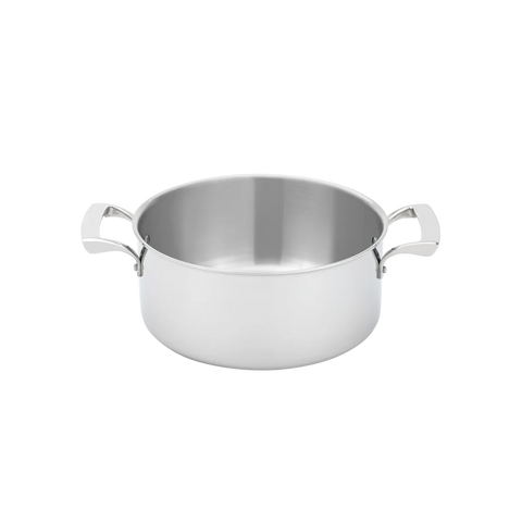 Browne Thermalloy Sauce Pot, Tri-Ply, 9.5"/24cm, 5qt/4.7l, Stainless Steel (5724225)