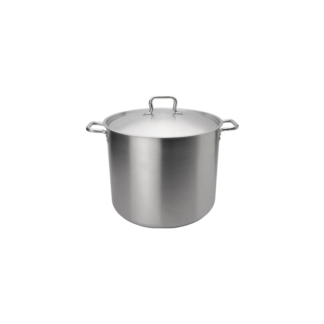 Browne Stock Pot, W/Cover, 8qt/7.57l, 9.4x6.5"/23.9x16.5cm,Stainless Steel (5733908)