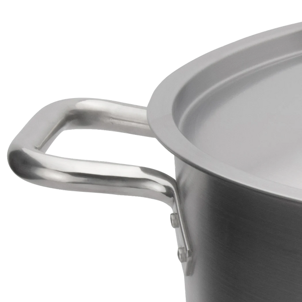 Browne Stock Pot, W/Cover, 8qt/7.57l, 9.4x6.5"/23.9x16.5cm,Stainless Steel (5733908)