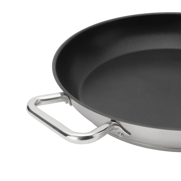 Browne Fry Pan, 12.5x2"/31.8x5.1cm,Stainless Steel Non-Stick Excalibur (5734062)