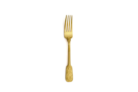 Comas Table Fork Versailles 18/10 Stainless Steel 3.5mm Satin Gold (5738)