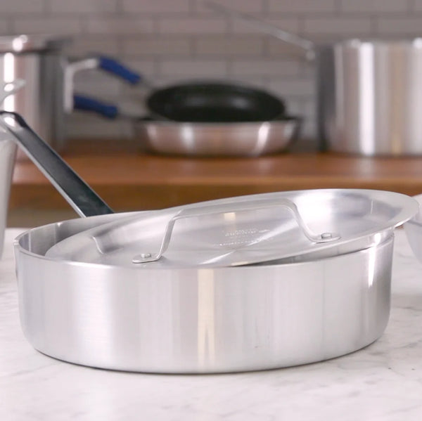 Browne Thermalloy Saute Pan, 7qt/6.6l, 13.5x3"/34.3x7.6cm, Aluminum Nsf (5813707)