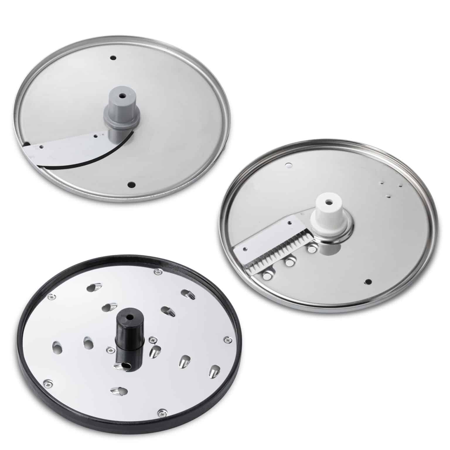 Eurodib Dito Sama, Set of 3 Discs, Diam. 175 Mm (1mm Slicer, 4mm Julienne/shredder, 7mm Grater) (653867)