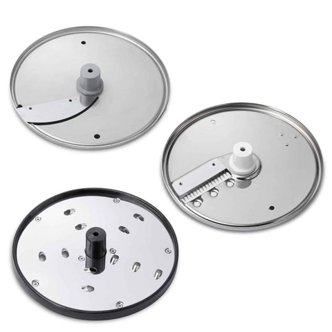Eurodib Dito Sama, Set of 3 Discs, Diam. 175mm (1mm Slicer, 4mm Julienne/shredder, 7mm Grater) (653867)