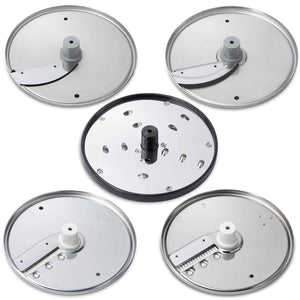 Eurodib Dito Sama, Set of 5 Discs, Diam-175 Mm (1mm and 6mm Slicer, 7mm Grater, 2mm Julienne/shredder, 4mm Julienne/shredder) (653868)