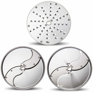 Eurodib Dito Sama, Set of 3 Discs, Diam. 205 Mm (5mm Slicer, 4mm Grater, 6mm Julienne/shredder) (653869)