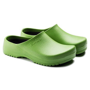 Birkenstock Shoes Super Birki Polyurethane in Apple Green Color, Regular Width (68081)