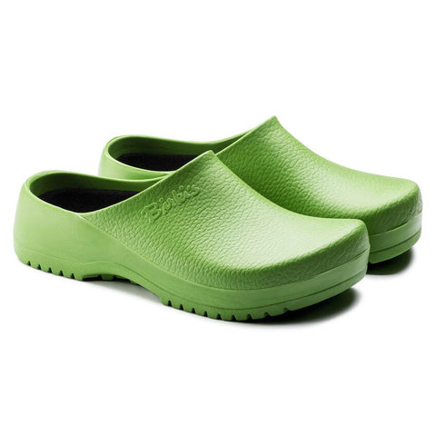 Birkenstock Shoes Super Birki Polyurethane in Apple Green Color, Regular Width (68081)