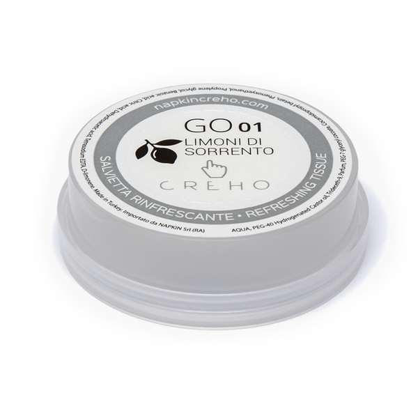 Napkin Go Sorrento Lemons Disposable Wet Wipes - iFoodservice Online