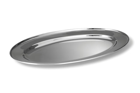 Comas Oval Heavy Tray 30cm Bandejas Stainless Steel Silver(7094)