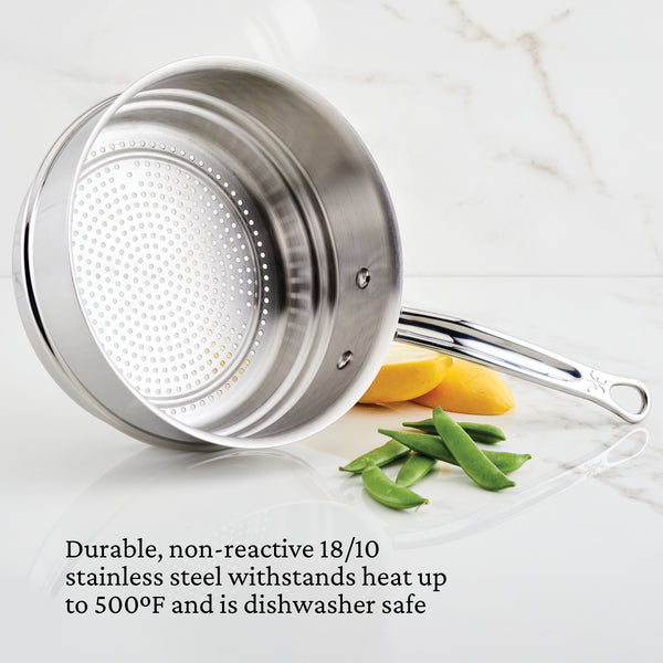 Hestan Provisions 3-Quart Stainless Steel Steamer Insert (71047)