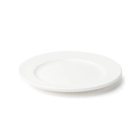 Browne Foundation Wide Rim Plate, Round, 22.7cm/9", Porcelain (5630108)