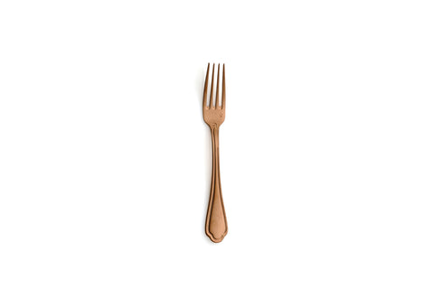 Comas Table Fork Sangiovese 18/10 Stainless Steel 3.5mm Vintage Copper (7737)