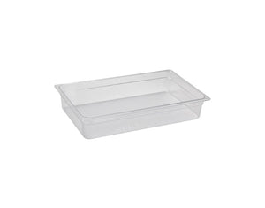 KAPP HS Gastro Polycarbonate Food Pan Clear 1/1 20x13" - 4"--Pack of 6 (46011100)