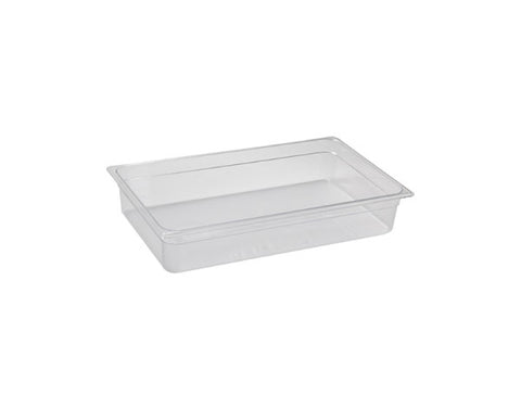 KAPP HS Gastro Polycarbonate Food Pan Clear 1/1 20x13" - 4"--Pack of 6 (46011100)