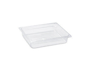 KAPP HS Gastro Polycarbonate Food Pan Clear 1/2 13x10" - 2.5" 46012065 (Pack of 12)