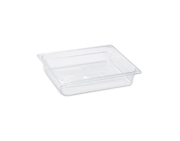 KAPP HS Gastro Polycarbonate Food Pan Clear 1/2 13x10" - 6" 46012150 (Pack of 12)