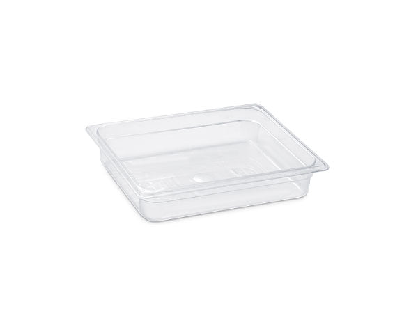 KAPP HS Gastro Polycarbonate Food Pan Clear 1/2 13x10" - 8" 46012200 (Pack of 12)