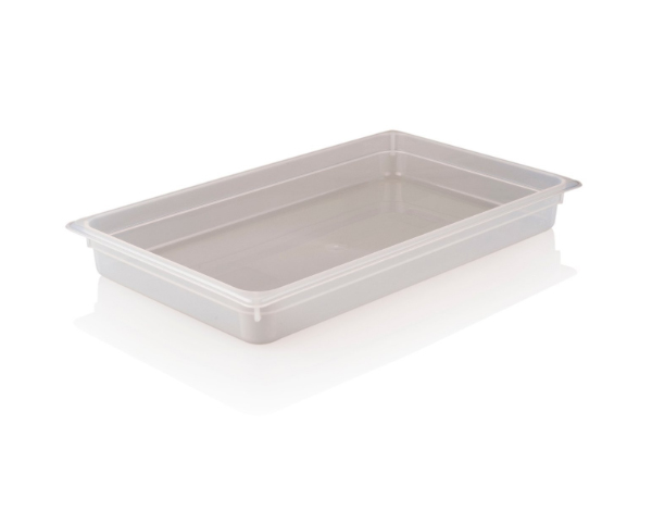 KAPP HS Gastro Polypropylene Food Storage Container 1/1 20x13" - 2.5" 46021065 (Pack of 6)