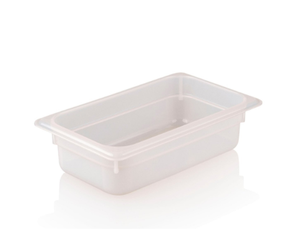 KAPP HS GastroPolypropylene Food Storage Container 1/4 10.5x6.5" - 2.5" 46024065 (Pack of 12)