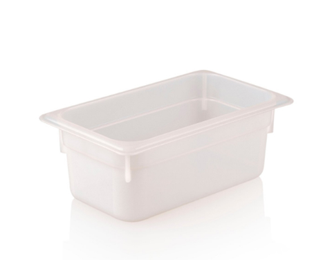 KAPP HS Gastro Polypropylene Food Storage Container 1/4 10.5x6.5" - 4" 46024100 (Pack of 12)