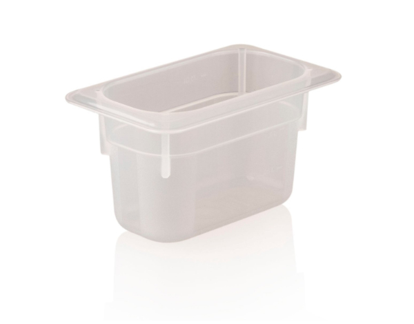 KAPP HS Gastro Polypropylene Food Storage Container 1/9 7x4" - 4" 46029100 (Pack of 12)