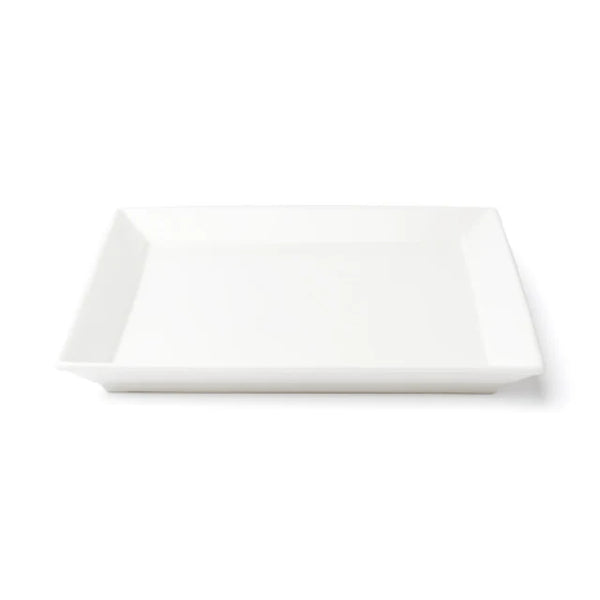 Browne Foundation Wide Rim Plate Square, 21.7cm/8.5", Porcelain (5630194)