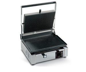 Eurodib 15" Panini and Sandwich Grill with Ribbed Top and Bottom  CORT-R-220