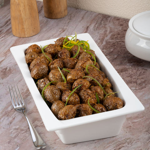 Ariane Gn 10 3/7'' x 12 4/5'' Buffet-Warm White Porcelain Pan 1/2 - 1/Case (AGNARN000100012)