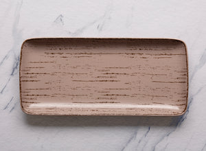 Ariane Gn 14 1/6'' x 6 1/2'' Tornado-Dessert Sage Porcelain Rectangle Plate - 6/Case (AGNARN429011036)