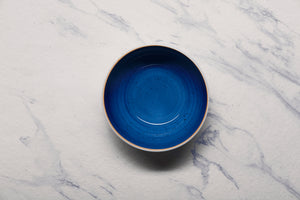 Ariane Modern 6" Twister Blue Porcelain Bowl - 6/Case (AMDARN264022015)