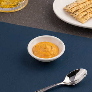 Ariane Miniature 2 3/4" x 1" Miniature Porcelain Round Bowl - 18/Case (AMNARN000101029)