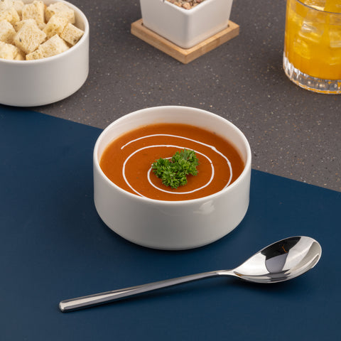 Ariane Prime 10 1/7 Oz Prime-Warm White Porcelain Soup Bowl Without Handle - 12/Case (APRARN000023030)