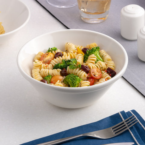 Ariane Prime 7" Prime-Warm White Porcelain Stackable Conical Bowl - 6/Case (APRARN000034018)