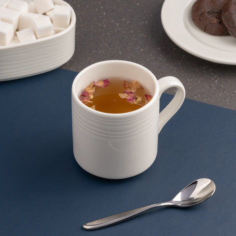 Ariane Prime 6 3/4 Oz White Eclipse Porcelain Stackable Coffee Cup - 12/Case (APRARN120043020)