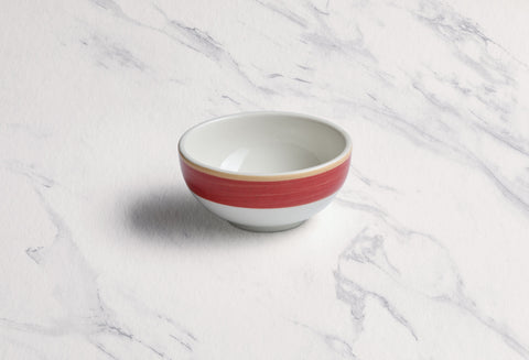 Ariane Prime 5 1/2" Twister Red Porcelain Bowl - 8/Case (APRARN204022014)