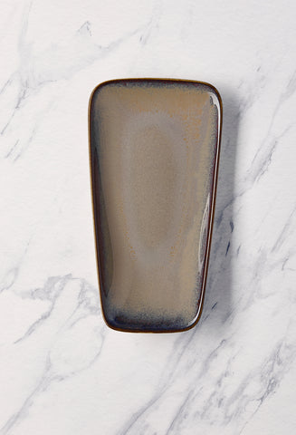 Ariane Vital 15" x 8" Splash Beige Porcelain Rectangle Plate - 6/Case (AVRARN257011038)