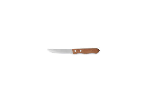 Comas Ash Wood Handle 0.9mm Small Blade Steak Knife Blister Basic Knives Stainless Steel Silver/brown (F02010)