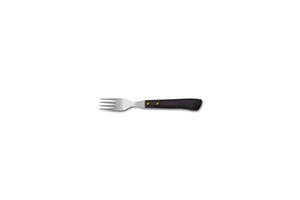 Comas Plastic Handle 1.0mm Brown Table Fork Blister Basic Knives Stainless Steel Brown (F03045)