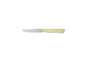 Comas Plastic Handle 0.8mm Butter Knife 2 Blister Basic Knives Stainless Steel Ivory(F05025)