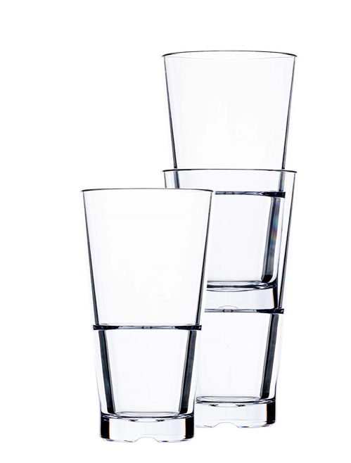 Hospitality Brands Bold Drinkware Club Stack Hi-Ball 1dz/cs (HUF083-012)