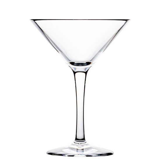 Hospitality Brands Bold Drinkware Revel 8oz Martini 1dz/cs HUF085-012