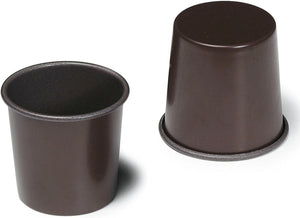 Louis Tellier Gobel Non-Stick Rum Baba Mould 2 1/4'' Diam  X 2 1/4'' H (229810)