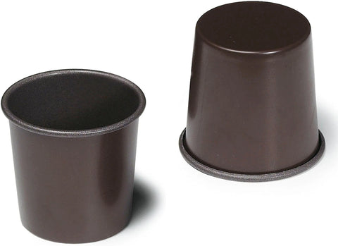 Louis Tellier Gobel Non-Stick Rum Baba Mould 2 1/4'' Diam  X 2 1/4'' H (229810)