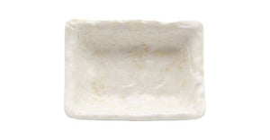 Adrier White Marble Small Rectangular Dish - 9 X 7 X 2.5 Cm (RCTSP97-MWH)