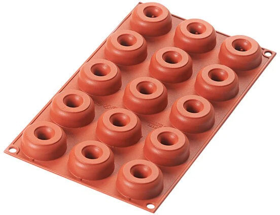 Louis Tellier Silikomart - Mini Donuts Red Mold (SF171)