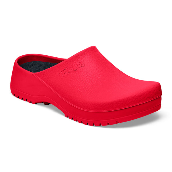 Birkenstock Shoes Super Birki Polyurethane in Red Color, Regular Width (68031)
