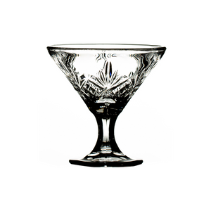 Short Crystal Martini Cocktail Glasses Exuding Elegance and 