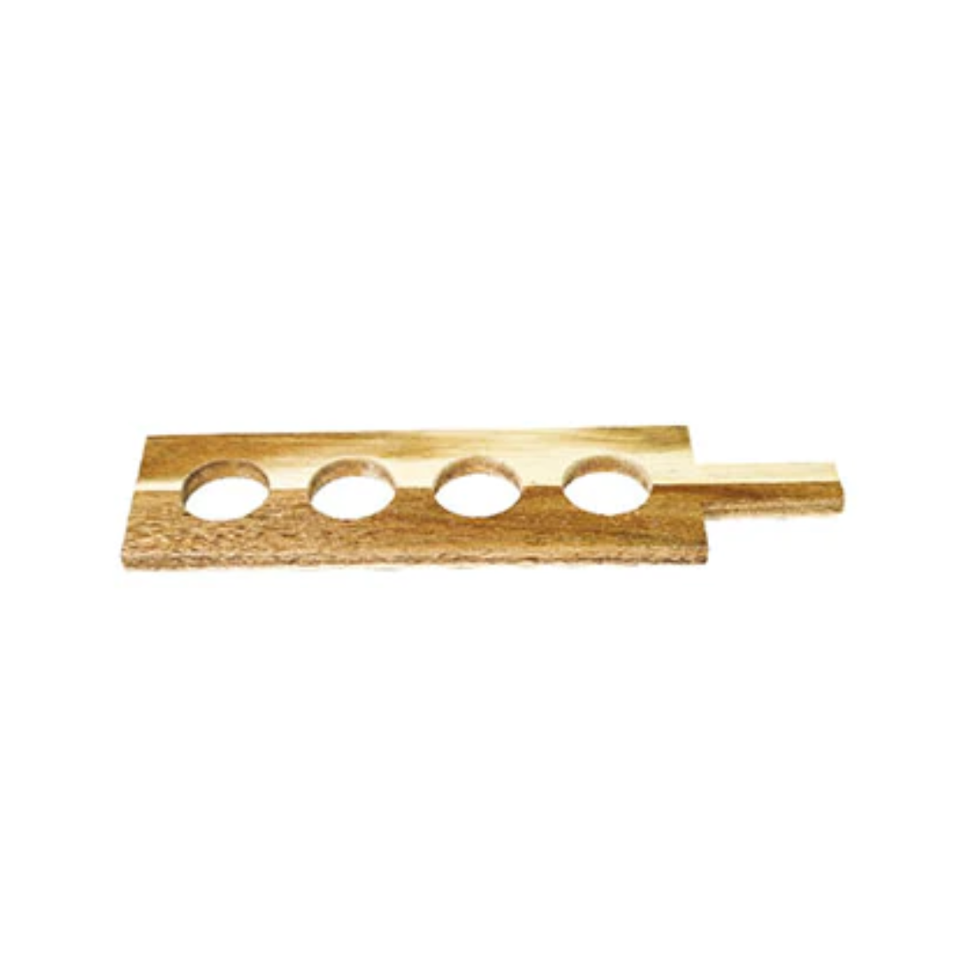 Hospitality Brands Revolution Taster Paddle Acacia Wood Pack of 6 (HG-BFW07-006)