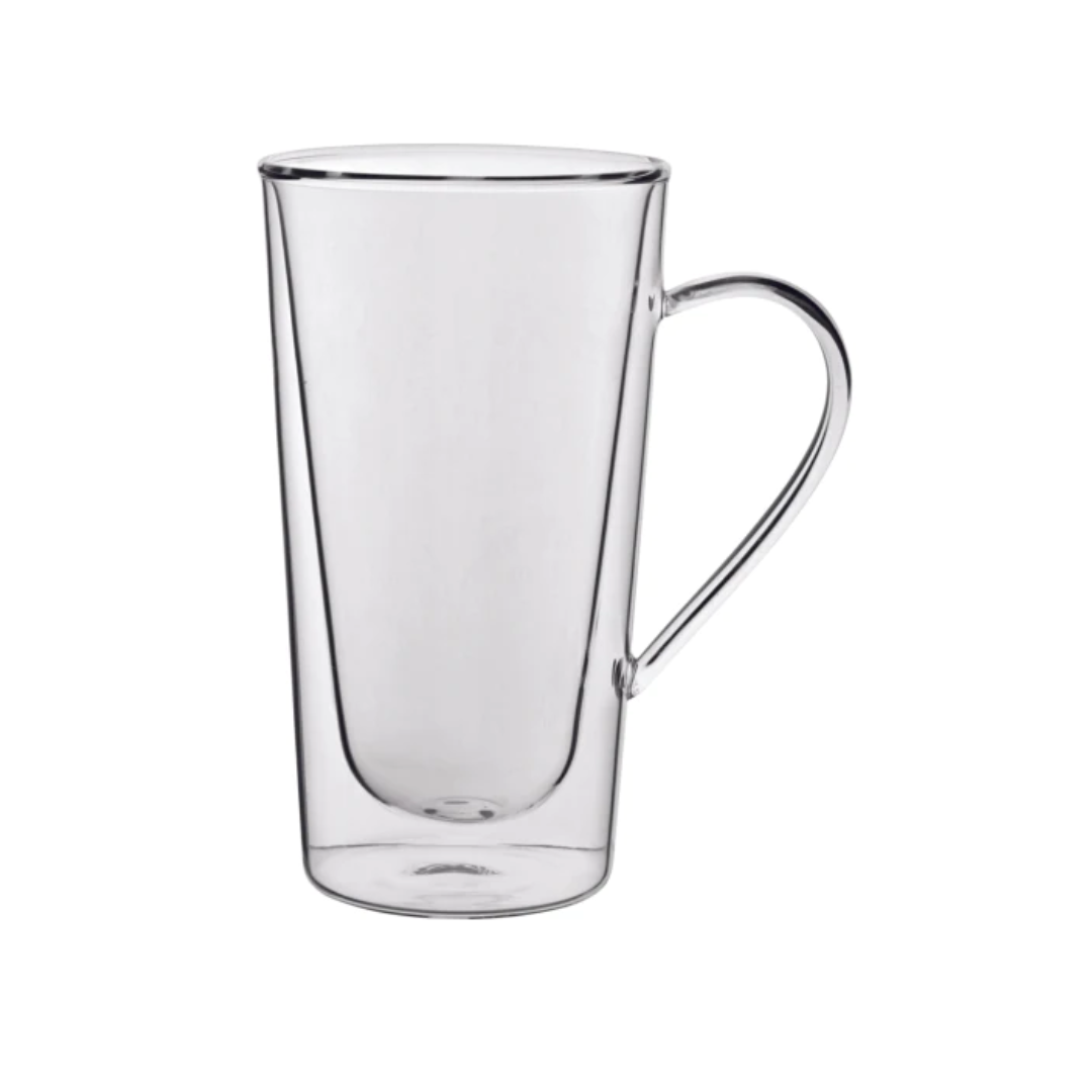 Hospitality Brands 12 oz Double-Walled Tall Handled Latte (Pack of 6) HG90049-006